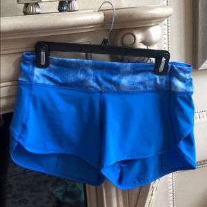 Lululemon Royal Blue Speed Up Shorts 2.5”